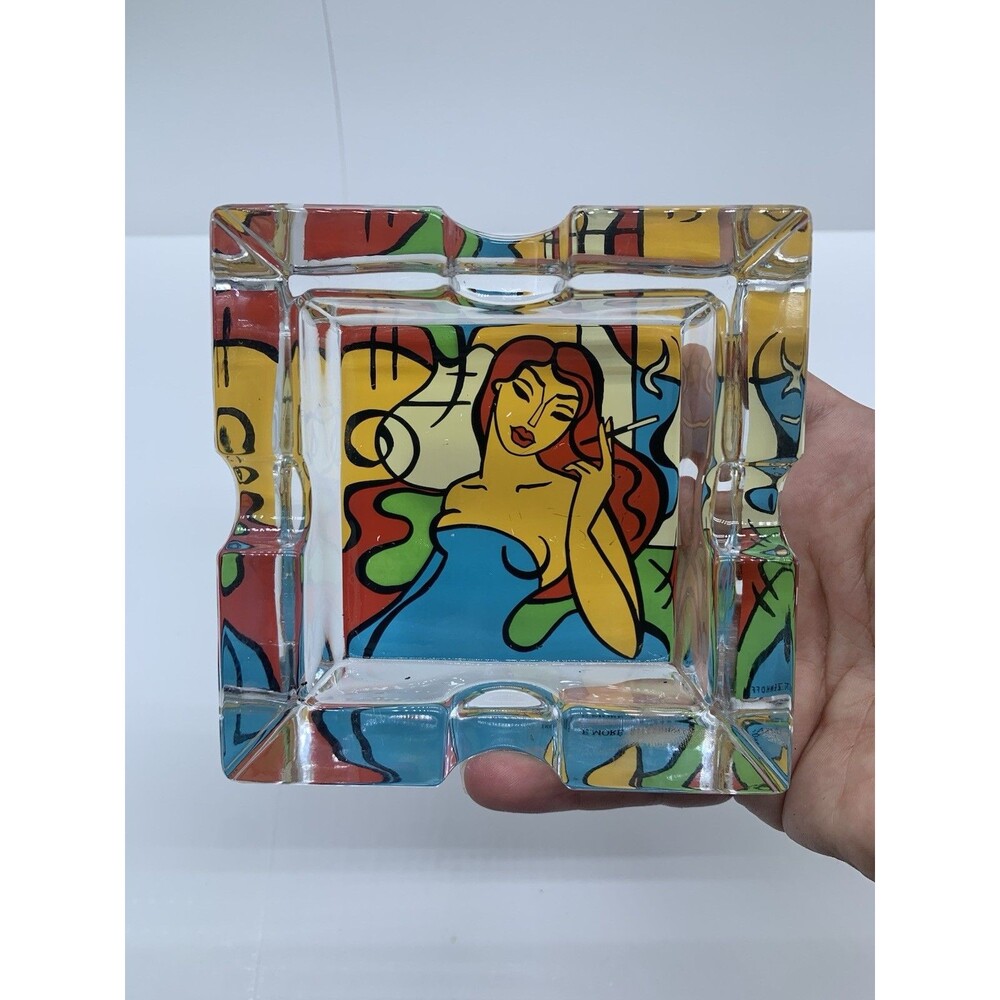 LIMITED EDITION RITZENHOFF FLECKENSTEIN SMOKING ASHTRAY VINTAGE